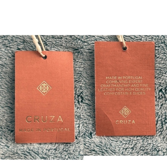 NWT CRUZA Black Leather Pearl Embellished Ankle Booties Made in Portugal Size7.5 - Picture 12 of 16